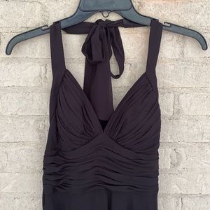 Y2K White House Black Market Halter Dress. Size 2.